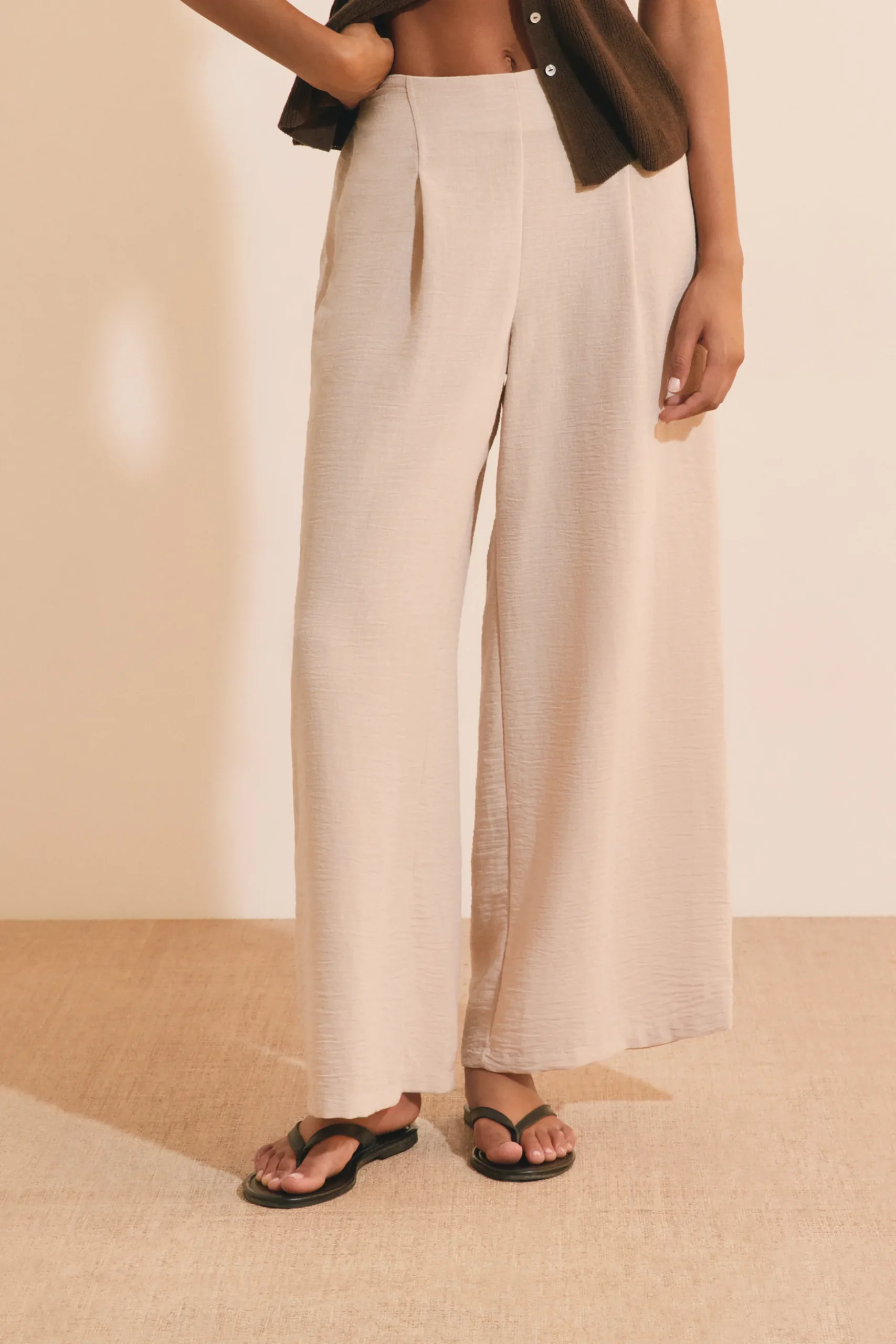 Pantalon fluide large