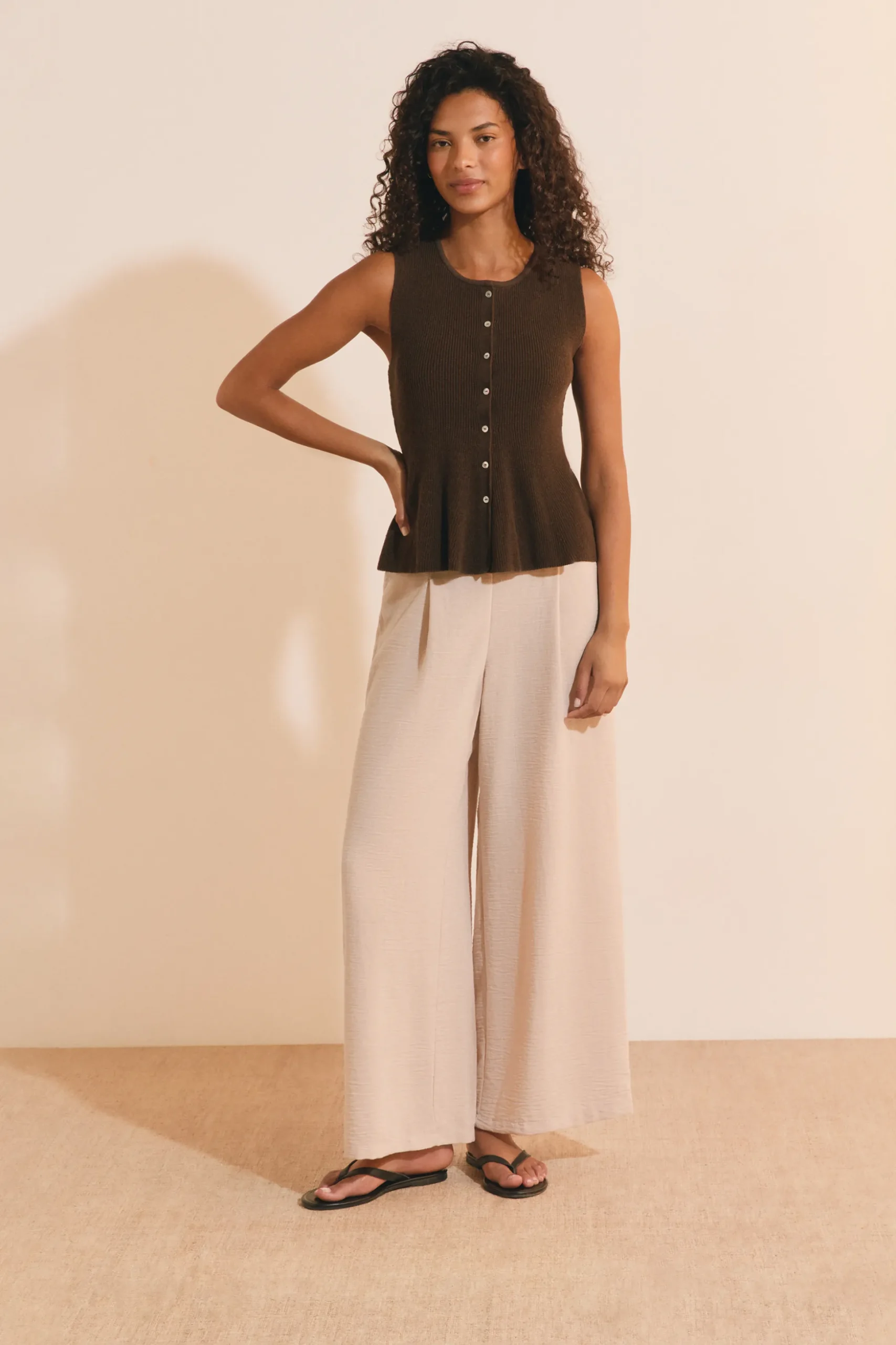 Pantalon fluide large