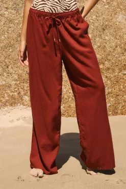 Pantalon fluide élastiqué