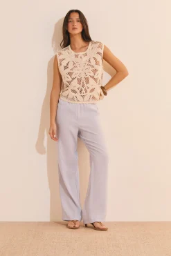 Pantalon fluide élastiqué