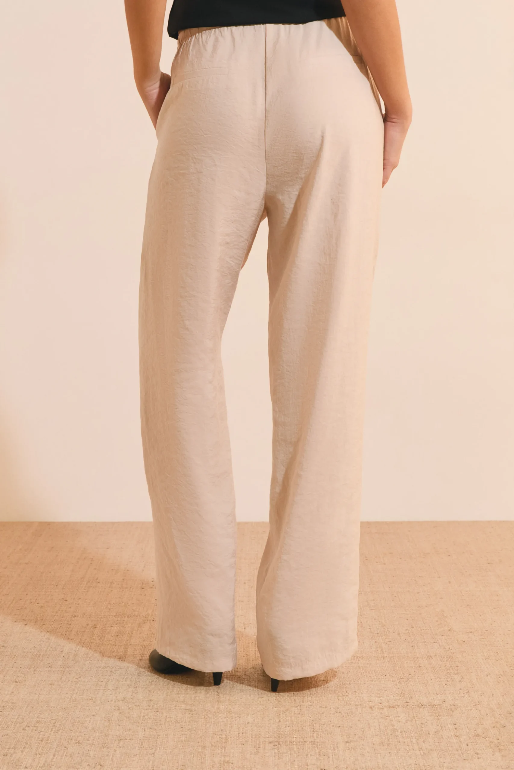 Pantalon fluide élastiqué