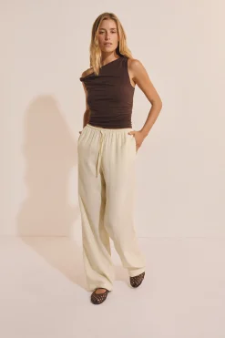 Pantalon fluide élastiqué