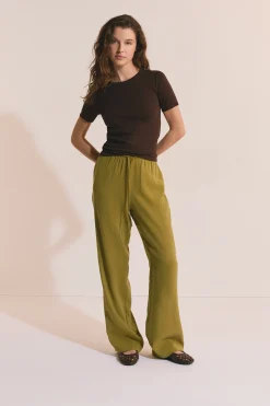 Pantalon fluide élastiqué