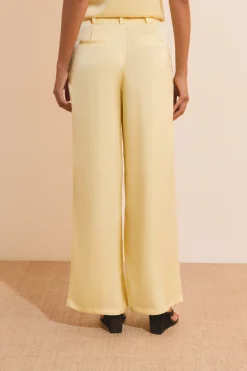 Pantalon fluide satiné
