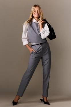 Pantalon habillé à rayures