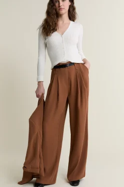 Pantalon large à pinces