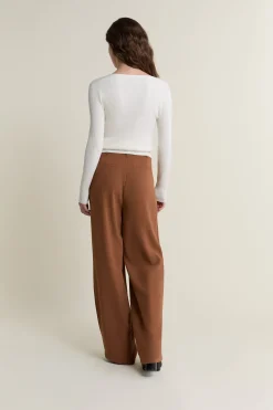 Pantalon large à pinces