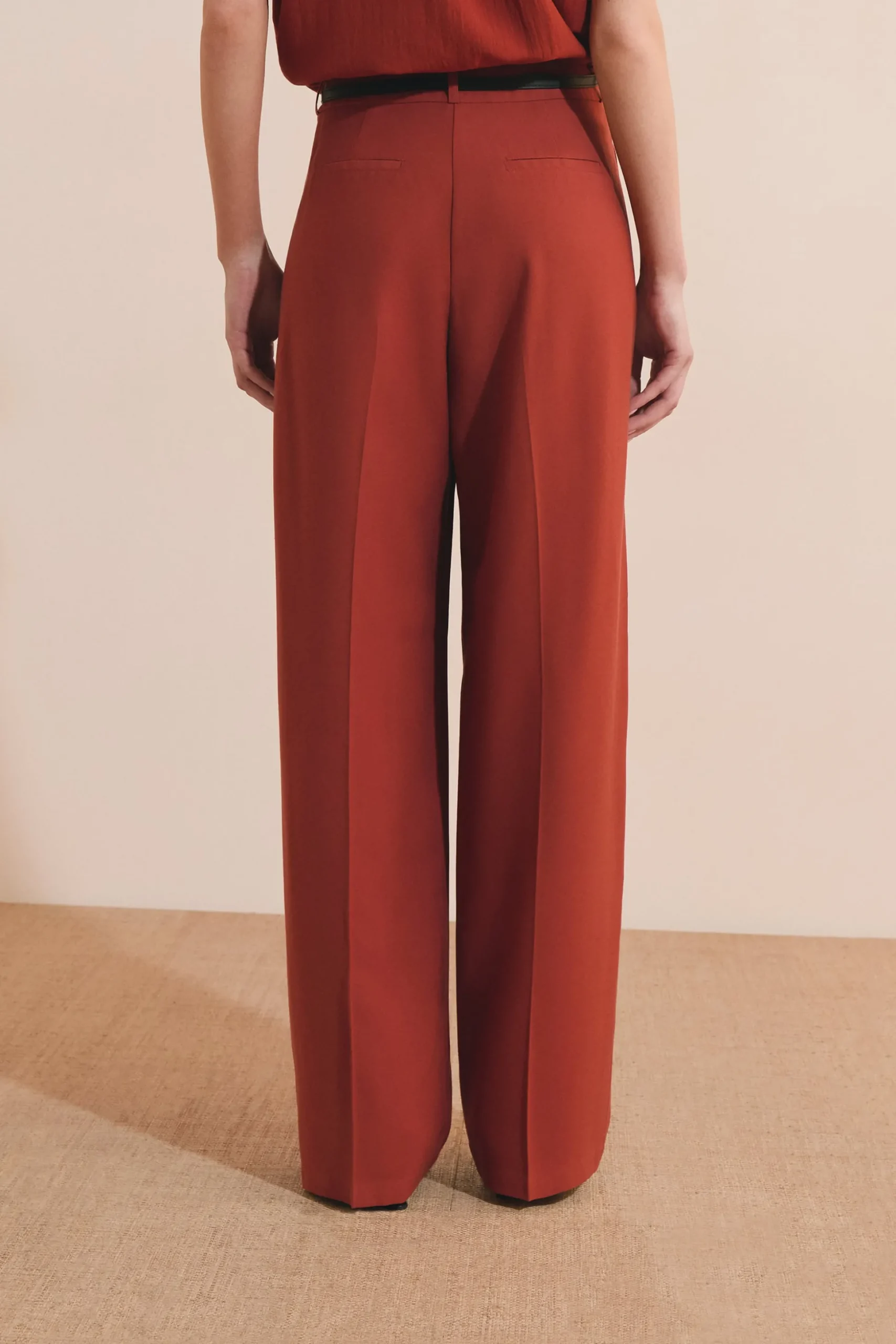 Pantalon large à pinces