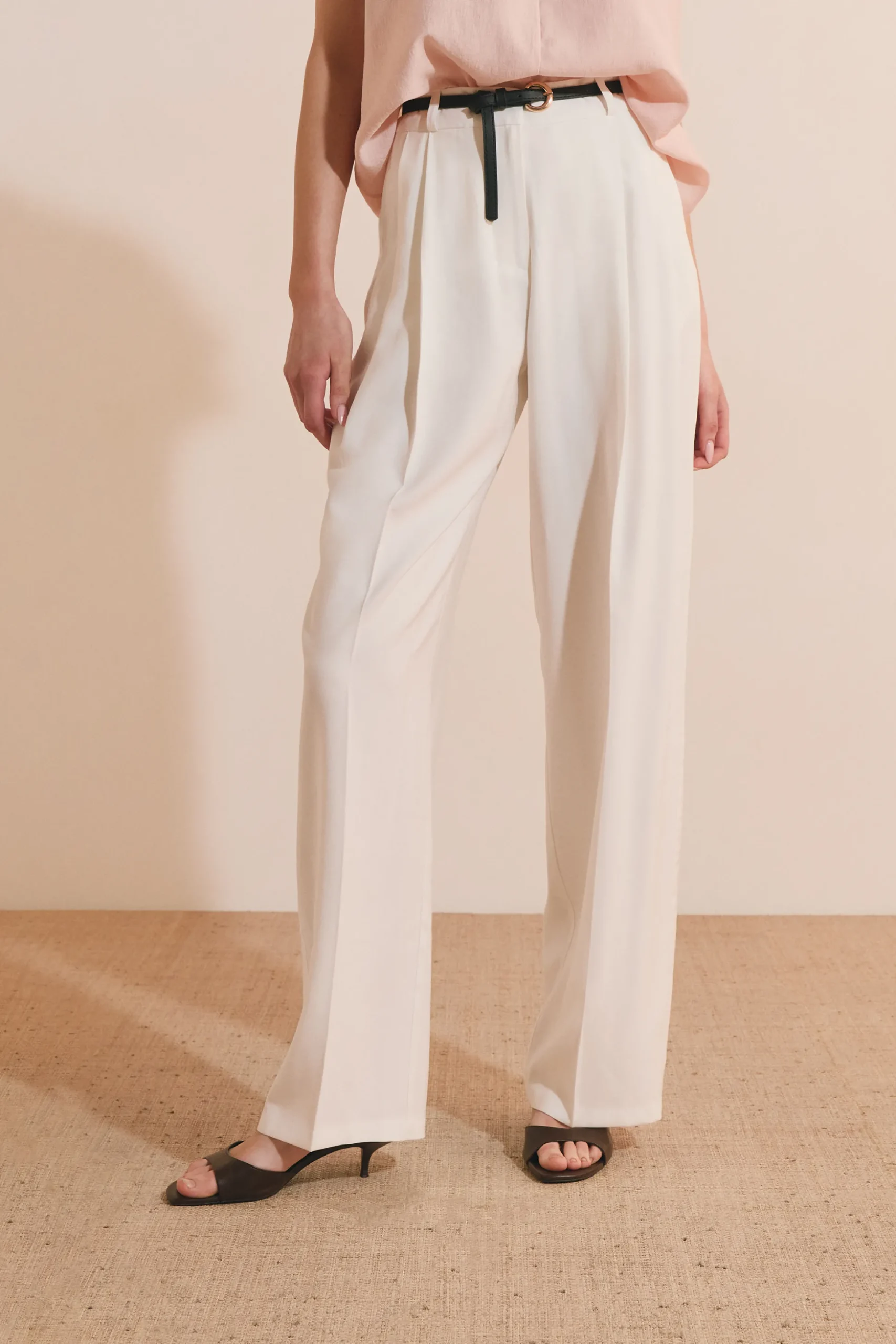 Pantalon large à pinces