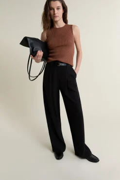 Pantalon large à pinces