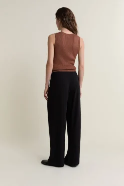 Pantalon large à pinces