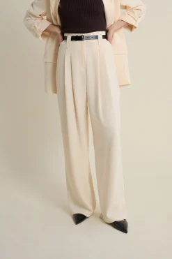 Pantalon large à pinces