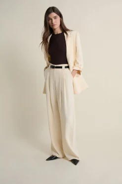 Pantalon large à pinces
