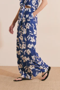 Pantalon à motifs