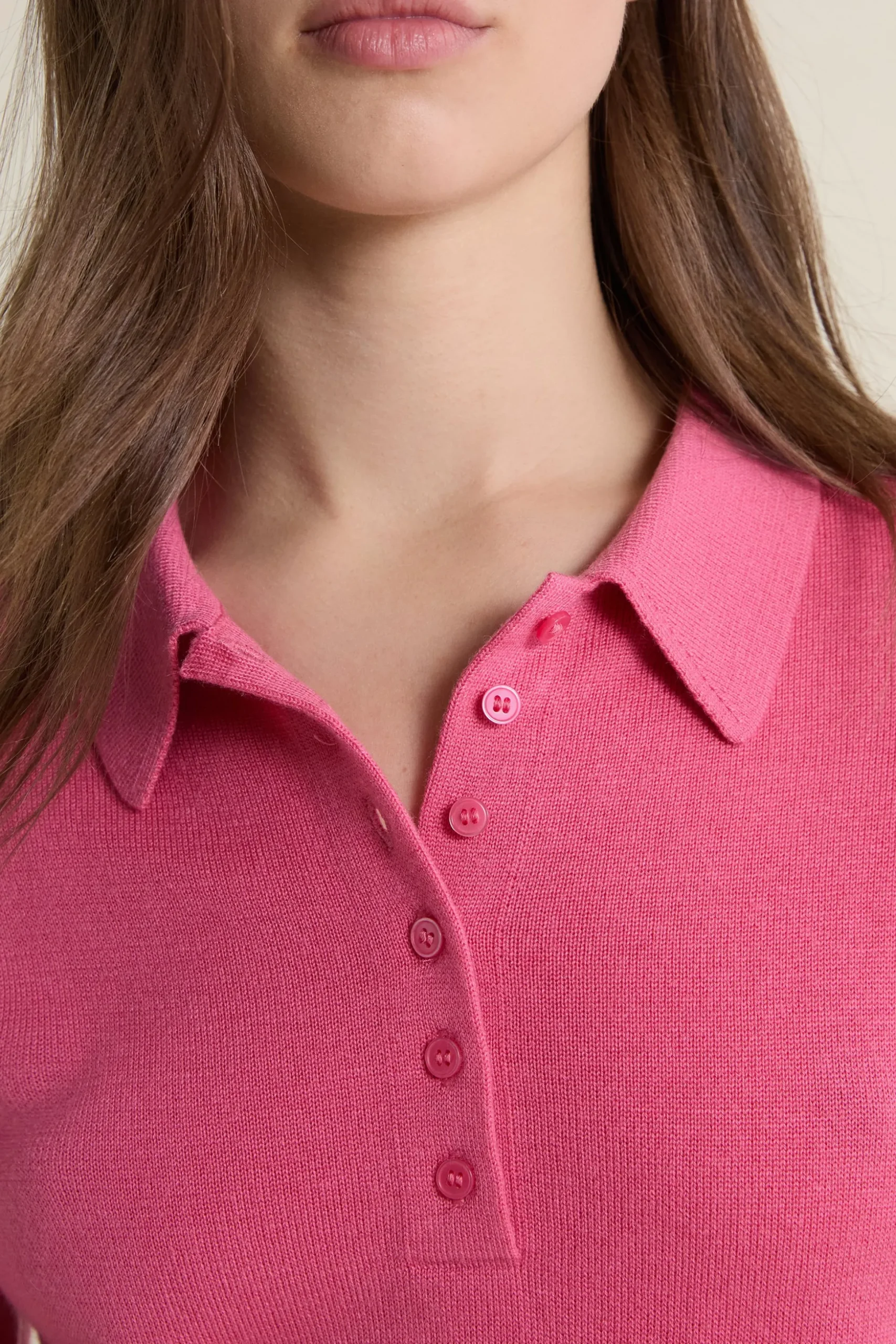 Polo en maille manches courtes