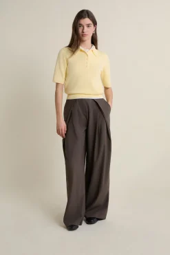 Polo en maille manches courtes