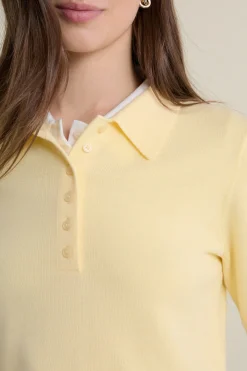 Polo en maille manches courtes