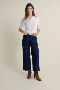 Polo en maille manches courtes