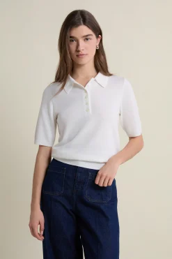 Polo en maille manches courtes