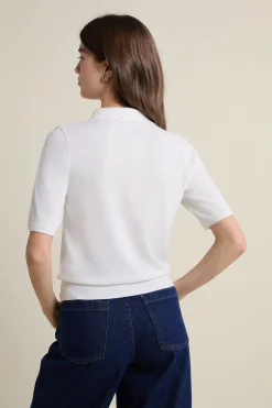 Polo en maille manches courtes