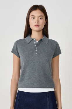 Polo manches courtes à boutons