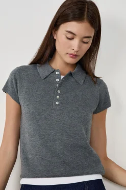 Polo manches courtes à boutons
