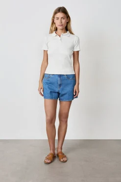 Polo manches courtes en coton