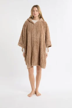 Poncho à manches 3/4