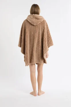 Poncho à manches 3/4