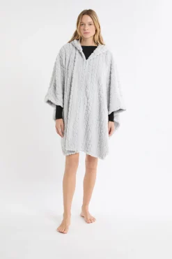Poncho à manches 3/4