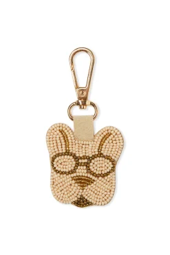 Porte-clés avec perles chien