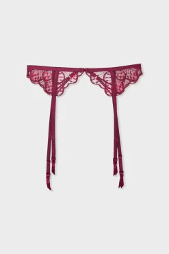 Porte-jarretelles en broderie
