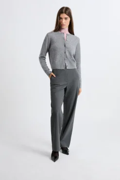 Pull cardigan avec boutons en cachemire