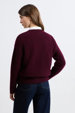 Pull col V en cachemire