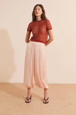 Pull en maille ajourée