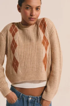 Pull à losanges