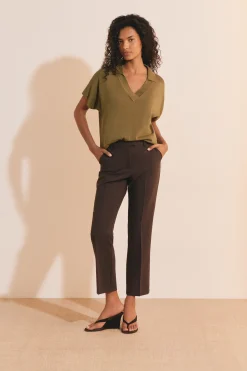 Pull manches courtes col polo