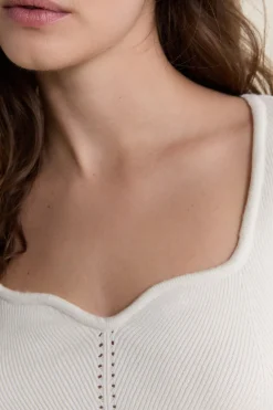 Pull manches longues en maille fine