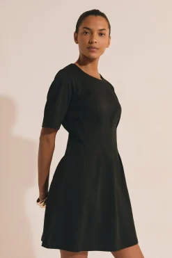 Robe courte en coton