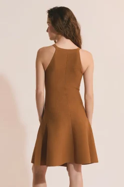 Robe courte en maille