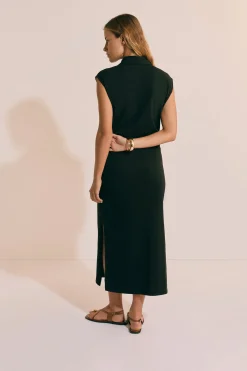 Robe longue en coton
