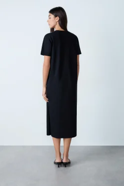 Robe longue en coton