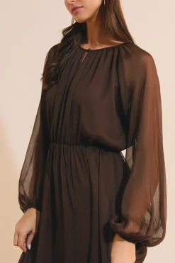 Robe longue fluide