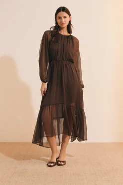 Robe longue fluide