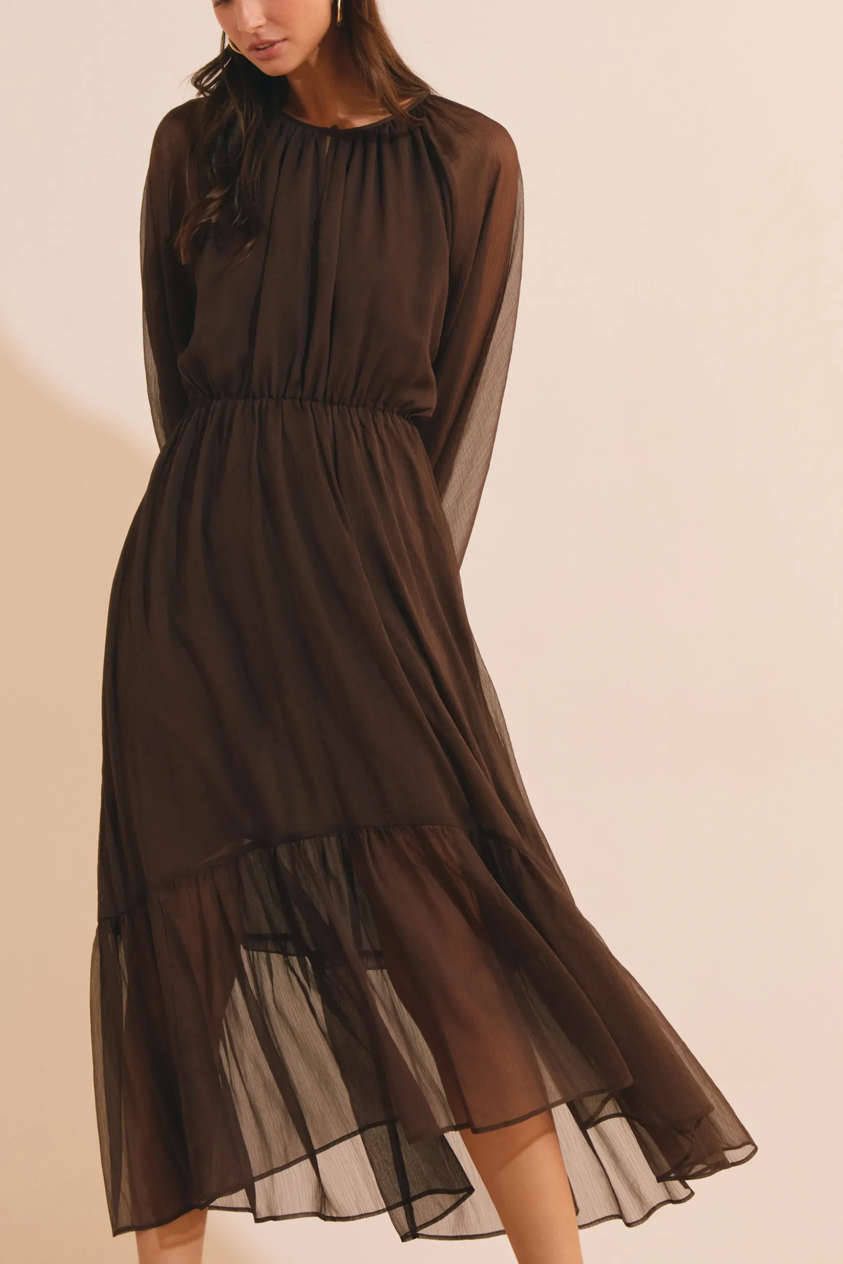 Robe longue fluide
