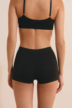 Short boyleg sans coutures en coton biologique