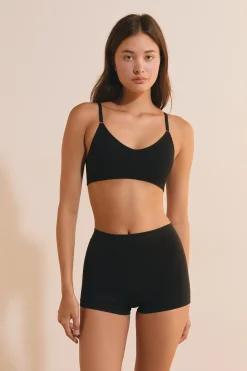 Short boyleg sans coutures en coton biologique