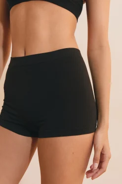 Short boyleg sans coutures en coton biologique