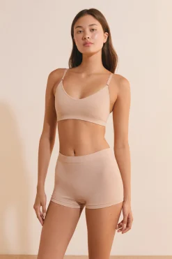 Short boyleg sans coutures en coton biologique
