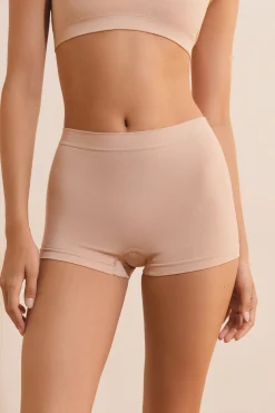 Short boyleg sans coutures en coton biologique